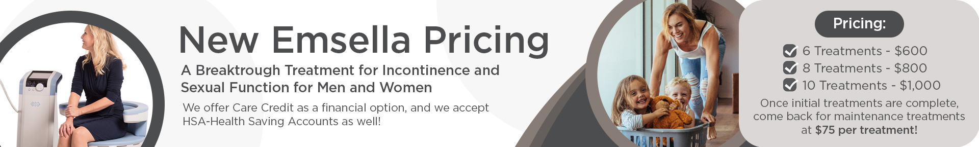New Emsella Pricing